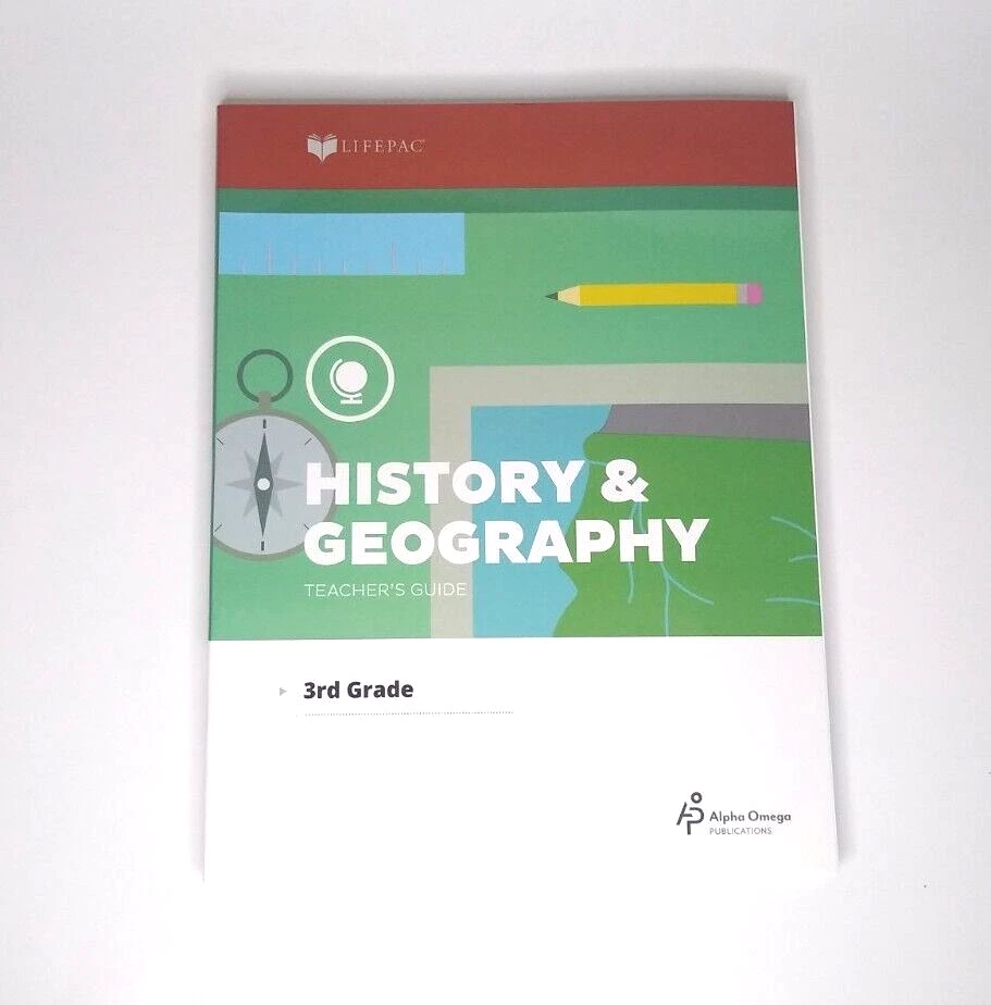 Lifepac History & Geography, 3rd Grade Teacher's Guide, Alpha Omega Publications - Image 1 of 3