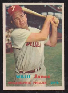 1957 Topps Baseball #174 Willie Jones NM **** KOSTENLOSER VERSAND **** - Bild 1 von 1