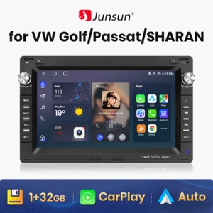 Multimedia 7" Radio Coche WIFI GPS Navi SWC Carplay Para VW GOLF4 PASSAT B5 T5 1+32G - Imagen 1 de 12