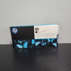 HP 80 C4820A Black Printhead & Printhead Cleaner Exp 2021 - Picture 1 of 1