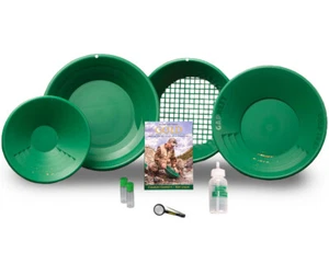 Garrett Deluxe Gold Pan Kit Set Sartenes de lavado de oro para la búsqueda de oro - Imagen 1 de 6