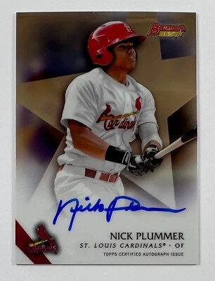 2015 Bowman #B15-NP Nick Plummer Autograph Auto AR46 - Image 1 of 2