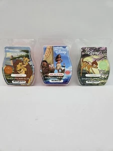 3 Disney Scentsy Bambi Moana Lion King Wax Bar Melts NEW 3.2 Fl Oz - Picture 1 of 5