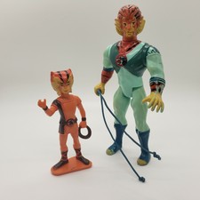 Vintage Thundercats Lot Tygra and Wilykat LJN Figure Complete Bola Whip* Tigra