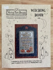 Waxing Moon Witching Hour Cross Stitch Chart - Picture 1 of 3