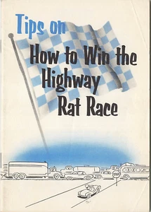 1950s Sandia Corp Booklet Tips On How To Win The Highway Rat Race - Picture 1 of 3