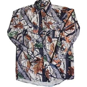 Wood'n Trail Camouflage Shirt Hunting Gear Small Regular Button Front Shirt - Picture 1 of 7