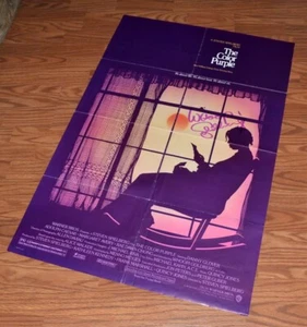 FARBE LILA signiert WHOOPI GOLDBERG Autogramm gefaltet ORIGINAL POSTER UACC RD#228 - Bild 1 von 8