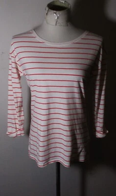 PATAGONIA White Pink Tencel Blend 3/4 Sleeve Top Women's Size M - Imagem 1 de 4