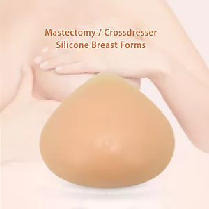 Silicone Breast Form Mastectomy Prosthesis Breast False Breast Enhhancer 1 Piece - Picture 1 of 8