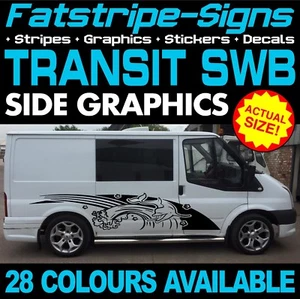 para adaptarse a FORD TRANSIT SWB PEGATINAS GRÁFICAS CALCOMANÍAS DMK6 MK7 AUTOCARAVANA MX - Imagen 1 de 2