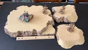 Warhammer Ad&d Wargame Terrain Specialties 2” Tall Desert Hills 3 Piece OOP #2 - Picture 1 of 3