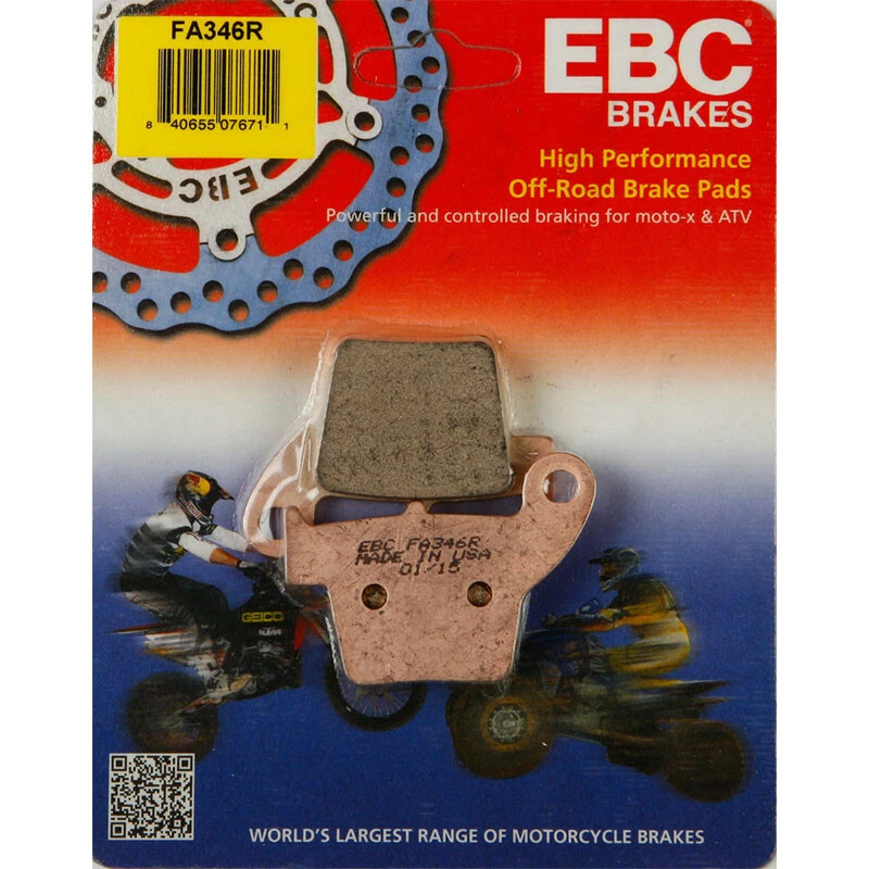 EBC  BRAKE PADS Honda CRF450RX 2017-2020 Honda CRF450R 2002-2020 Honda CRF250R — 第 1/1 张图片