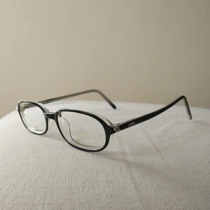 Chaps 69 Ralph Lauren Eyeglass Frames 47-17-135 Black Full Rim Rectangle Plastic - Picture 1 of 9