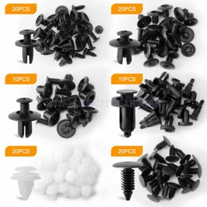 Juego de 100X Retenedor de plástico para carrocería de automóvil Sujetador Clips Pin de empuje Guardabarros Parachoques - Imagen 1 de 10