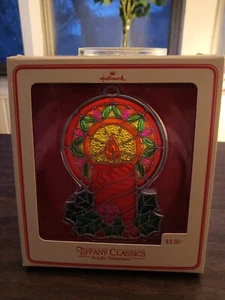 1977 Hallmark Tiffany Classics Acryl Ornament einer Kerze - Bild 1 von 2