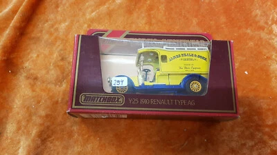 MM - Matchbox Models of Yesteryear Y-25 1910 Renault Type AG gelb OVP #294 - Bild 1 von 2