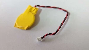 CR2016 2 Pin Laptop interne Uhr RTC BIOS CMOS 3V Lithium Akku 8,5 cm Kabel - Bild 1 von 6