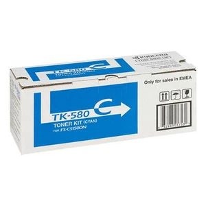 Toner KYOCERA TK-580C, cyan, 2.800 Seiten, FS-C5150DN, ECOSYS P6021cdn - Bild 1 von 1