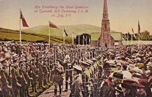 EZS Vintage Postcard Lieut Governor of Man, Tynwald Hill, July 5th Year Unknown - Picture 1 of 1