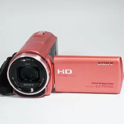 SONY Handycam HDR-CX535 Pink Camcorder Video Camera Full HD 30x Zoom Japanese - Image 1 of 4