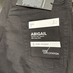 Outland Denim Women’s 27/30 Length Black Msrp $200.00, Only $29.99! - Picture 1 of 4