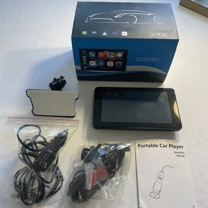 Touch Screen Carplay Monitor Bluetooth 7'' Car Wireless Android Auto - Picture 1 of 11