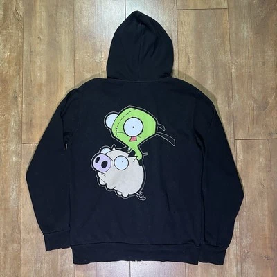 Sudadera con Capucha Invader Zim Mighty Fine Nickelodeon Cremallera Completa Gir Talla M RARA 2015 Foto 1 de 4
