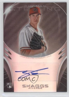 2013 Bowman Sterling Rookie Auto Refractor /150 Tyler Skaggs #BSAR-TS Auto RC - Image 1 of 2