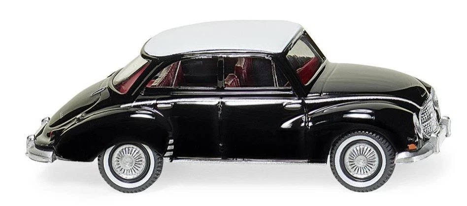 WIKING, Auto nera con tetto bianco - Limousine DKW, 1/87,  WIK012002 - Immagine 1 di 1