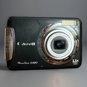 CÁMARA DIGITAL CANON POWERSHOT A480 10 MP NEGRA SOLO PIEZAS - Imagen 1 de 2