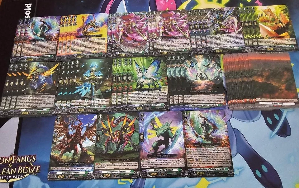 Cardfight Vanguard Core Deck Stoeicheia  Levidras +  DZ card extras - Image 1 of 1