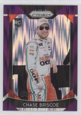 2019 Panini Prizm Purple Flash Prizm Chase Briscoe #36 - Image 1 of 2