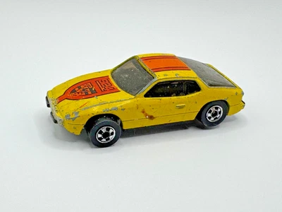 1978 HOT WHEELS UPFRONT 924 PORSCHE DIECAST CAR BLACK WALL HONG KONG - Image 1 of 4