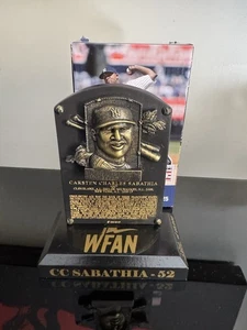CC Sabathia Replica Hall of Fame Plaque - 2025 New York Yankees Giveaway - Picture 1 of 6