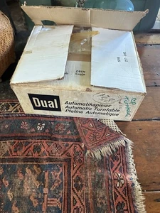 Dual 1219 Turntable Vintage In Original Box Untested Estate Find - Picture 1 of 13