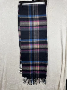 Halogen Kaschmir Schal kariert 27x32 Fransen RN58665 nordstrom - Bild 1 von 8