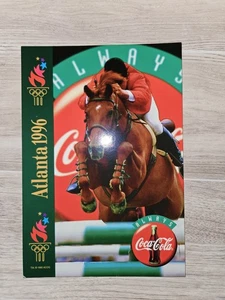 Atlanta 1996 Centennial Olympic Games Postkarte mit Reiter  - Bild 1 von 2