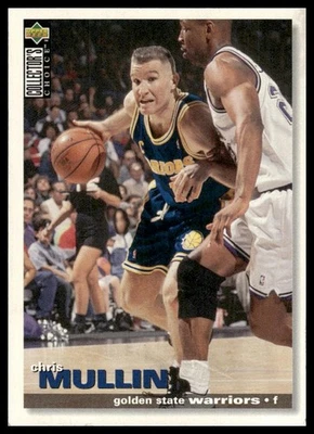 Chris Mullin 1995-96 Collector's Choice #117 Golden State Warriors - Image 1 of 2