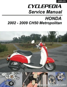 2002-2009 Honda CHF50 Metropolitan Cyclepedia Printed Scooter Service Manual - Bild 1 von 1