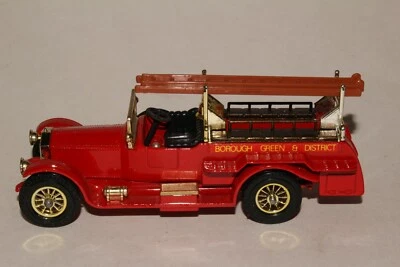 MATCHBOX MODELS OF YESTERYEAR #Y-6 ROLLS ROYCE FIRE TRUCK, (BOROUGH GREEN) BOXED - Image 1 of 4