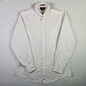 Camisa de vestir vintage años 90 Nordstrom para hombre a rayas 15,5/33 calce clásico abotonada - Imagen 1 de 10