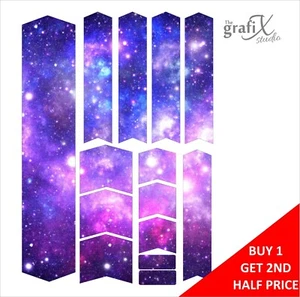 GALAXY BICYCLE FRAME PROTECTIVE DECAL STICKER COVER FOR MOUNTAIN BIKE BK27 - Picture 1 of 6