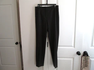 WOMEN'S BROWN PIAZZA SEMPIONE SOPHIA PANTS * SZ 10 / 48T WOOL BLEND - Imagen 1 de 5