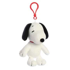 Aurora - Peanuts - 4.5" Snoopy Keychain Timeless Stuffed Animal - Picture 1 of 5
