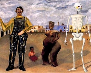 Impresión o lienzo - Cuatro habitantes de México, 1938 por Frida Kahlo - Imagen 1 de 1