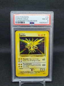 2002 Zapdos 19/110 Legendary Collection Holo Rare PSA 8 Pokemon TCG  - Picture 1 of 2