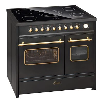 GURARI Elektro Standherd GCH E 912 DF BL r Glaskeramik Herd Range Cooker 90 cm