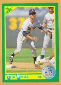 OZZIE GUILLEN CHICAGO WHITE SOX #6 - SCORE NM-MT 1990