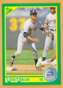 OZZIE GUILLEN CHICAGO WHITE SOX #6 - SCORE NM-MT 1990 - Picture 1 of 2